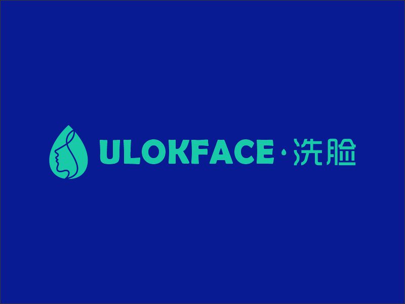 何嘉健的ULOKFACE·洗臉logo設(shè)計