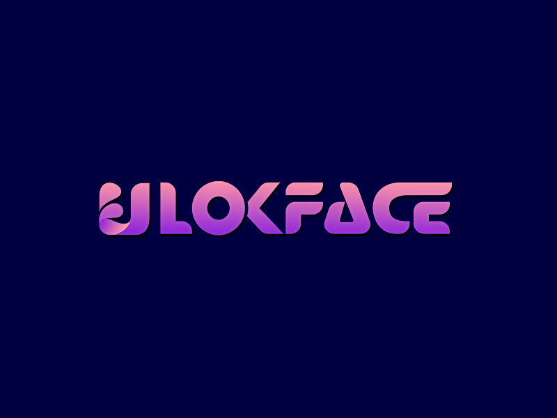 李杰的ULOKFACE·洗臉logo設(shè)計