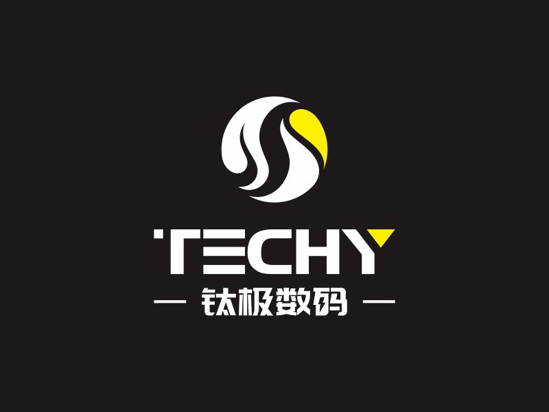 何嘉健的鈦極TECHYlogo設(shè)計