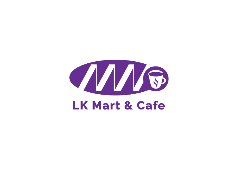 李寧的LK Mart & Cafe 咖啡廳定制LOGO設計logo設計