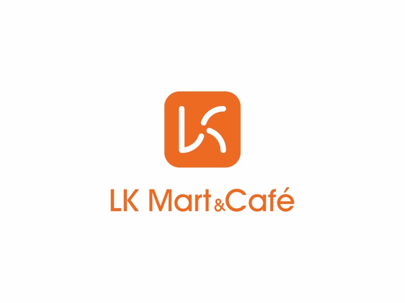 陳國偉的LK Mart & Cafe 咖啡廳定制LOGO設計logo設計