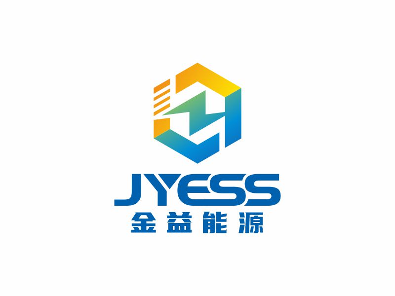 何嘉健的JYESS/金益能源logo設(shè)計