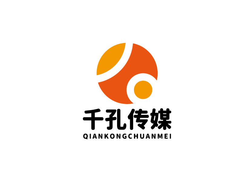 李寧的千孔傳媒logo設(shè)計