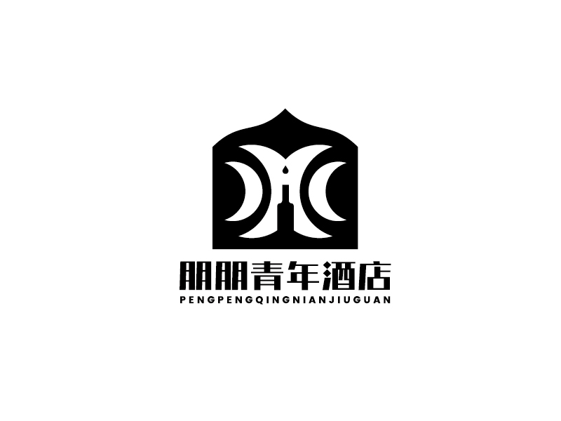 李寧的朋朋青年酒店logo設(shè)計(jì)