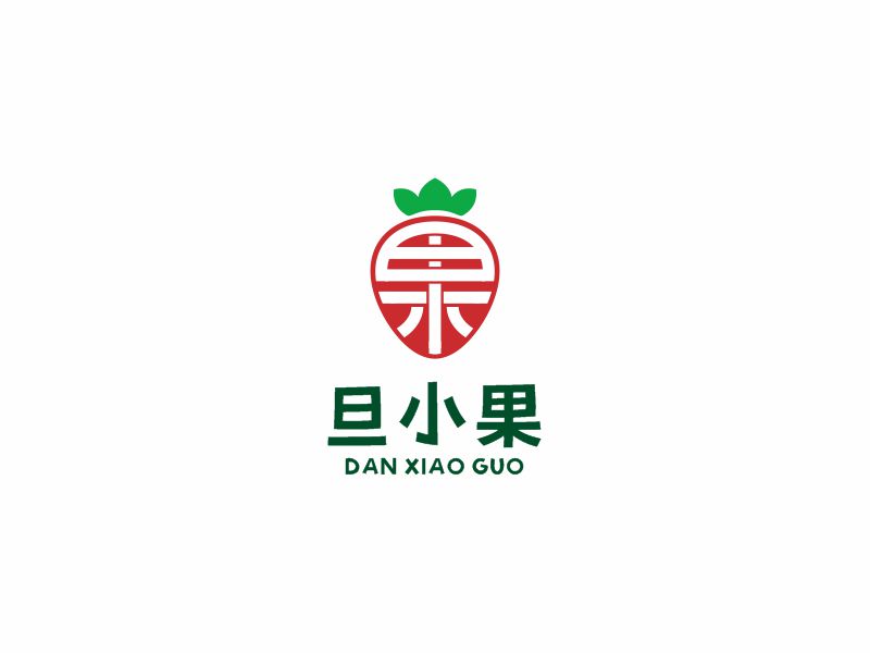 何嘉健的旦小果 水果LOGOlogo設計