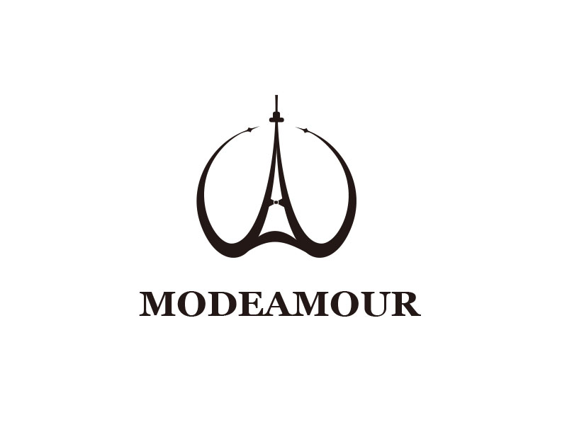 朱紅娟的MODEAMOURlogo設(shè)計(jì)