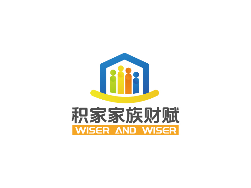 楊忠的積家家族財賦logo設(shè)計