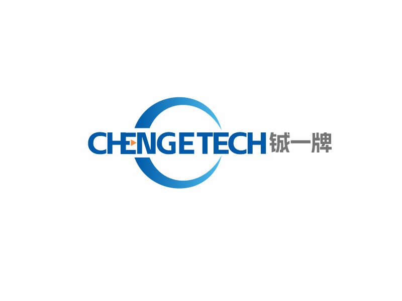 向紅的chengE tech   鋮一牌logo設(shè)計(jì)