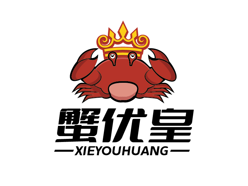 劉青松的蟹優(yōu)皇logo設(shè)計(jì)