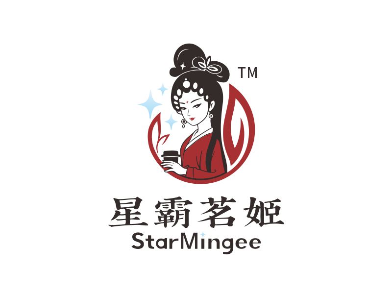 李橋的星霸茗姬logo設(shè)計(jì)